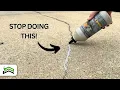 Don t Make These Errors Sealing Small Concrete Cracks Correctly