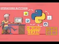Operations in Python Basics of Python 2