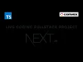 Fullstack nextjs 15 app Live coding Convex Typescript beginner project