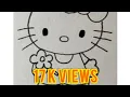hello kitty drawing easy drawing
