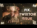 How To Fix TWIXTOR LAG ISSUE on After Effects Tips for beginner