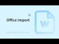 TouchNotes Function introduction Office Import