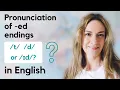 Download Lagu -ed Pronunciation /t/ /d/ or /ɪd/ | How to pronounce -ed endings in verbs in adjectives
