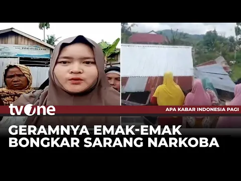 Emak-emak di Aceh Gerebek Sarang Narkoba