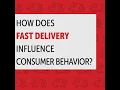 Download Lagu How Does Fast Delivery Influence Consumer Behavior? - LaserShip/OnTrac