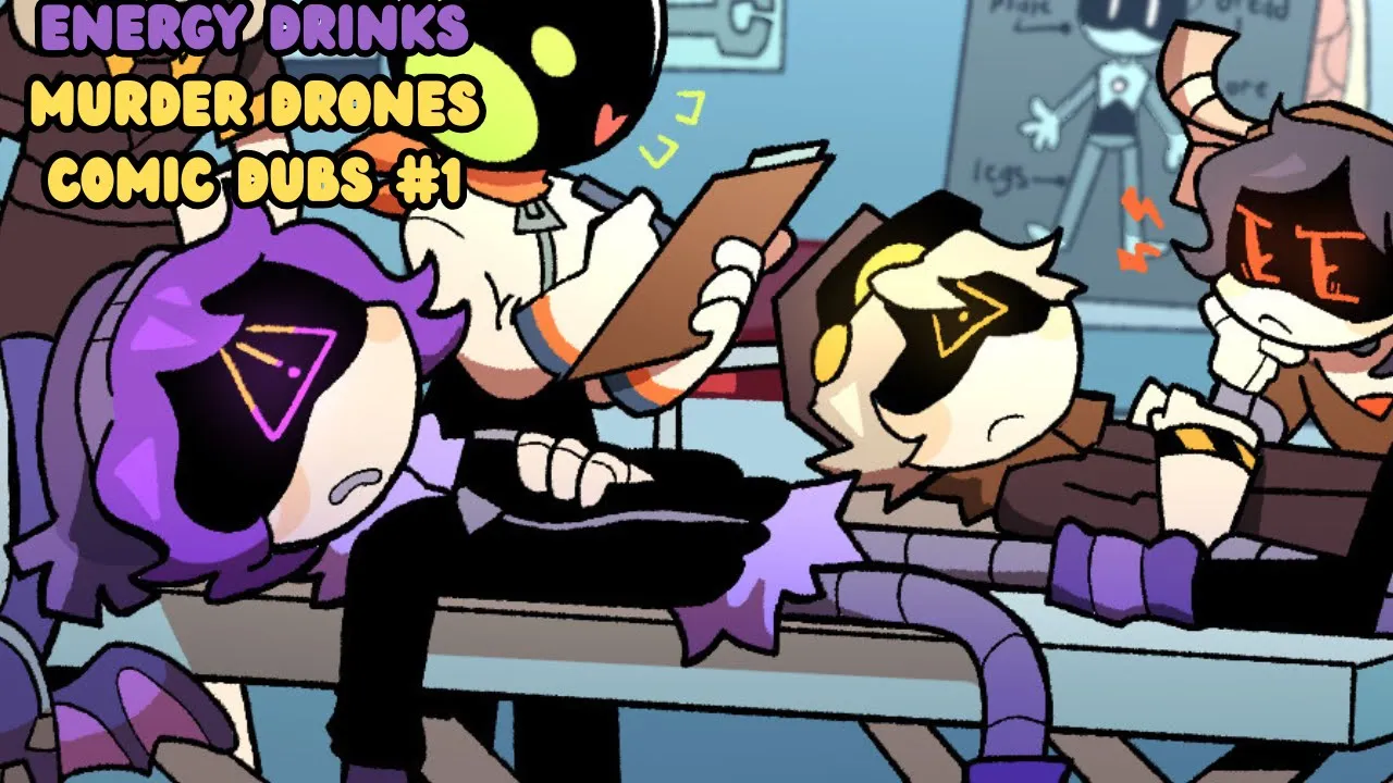 "Energy Drinks" Comic Dub - Murder Drones Comic Dub