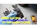 How To Replace Calibrate Honda TPS throttle position sensor - Code 7 Check Engine Light