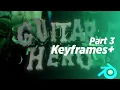 Animated 3D title Blender to After Effect Workflow PART 3 - Animation and Keyframes inter