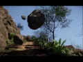 Cryengine Testing DOF Rock Avalanches Induced by Bomb Explosion