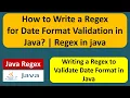 How to Write a Regex for Date Format Validation in Java Regex in java