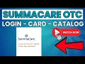 Summacare OTC Login App Card Catalog