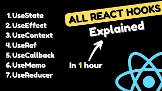 React Hooks Full Course 2025 Learn All React Hooks in One