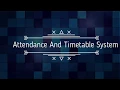Attendance And Timetable System in java