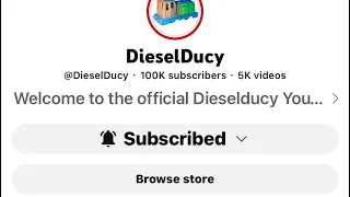Congratulations To Andrew Reams DieselDucy For Reaching 100 000 Subscribers 