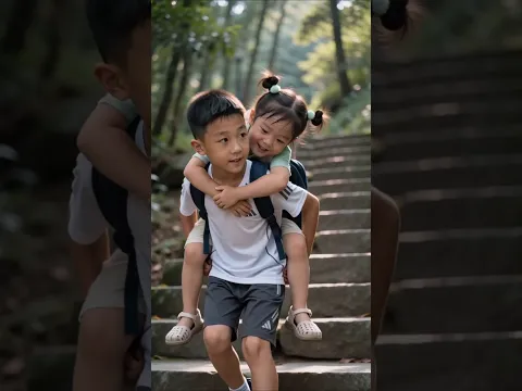 She Couldn't Climb Anymore… Then Her Brother Did THIS!