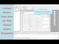 Learn How to Manipulate Command Buttons Check Boxes and Radio Option Buttons in Visual C