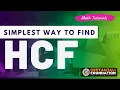 HCF Find HCF in a few seconds LCM and HCF GCD