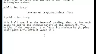 Java Programming Tutorial - GridBagConstraints-37