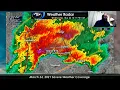 2021 LIVE Texas Tornado Coverage Denton County