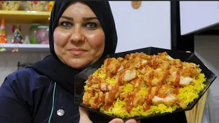 طبق الريزو كل تفاصيله مثل المطاعم باحترافيه والصلصه بالضبط مثلها دندنها