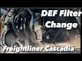How To Change DEF Filter Freightliner Cascadia SPN 4374 FMI 0