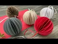 DIY Honeycomb Ball Ornament Cardstock Paper Craft Ideas
