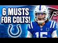 Indianapolis Colts v Falcons LIVE Richardson MUST play CLEAN IU s Daley Wyatt ineligible