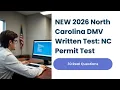 NEW 2026 North Carolina DMV Written Test NC Permit Test 30 Real Questions