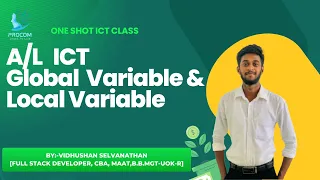 ICT Python Global variable Local variable Function English Medium
