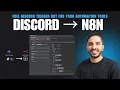 Discord Trigger to send messages to n8n Zapier Make com - Complete Tutorial