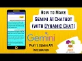 MIT App Inventor Chatbot using Google AI - Gemini Dynamic Chat