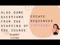 Escape Sequences of Python Learn how to use Escape Sequences in Python Python Dream Pro