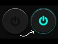 CSS Creative Power Button Effect Encrypted Code