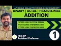 Binary Octal and Addition EET206 Logic System Design Digital Electronics KTU