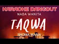 Lagu TAQWA - RHOMA IRAMA  || KARAOKE DANGDUT || NADA WANITA 