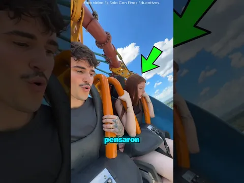 ¡La Broma Del Freno Que Asustó A Su Hermana! 🎢😱 #shorts