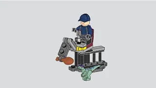 LEGO 951351 Instructions | Jurassic World | Guard and Raptor | Magazine Gift