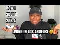 How this Los Angeles cashier spends her 25k salary