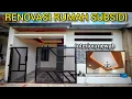 Renovasi Rumah Subsidi Teras Minimalis modern.