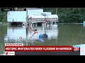 Historic Whitewater River flooding in Harrison