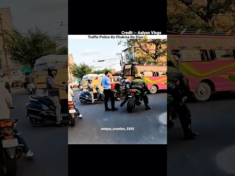 Police Ko Mamu Banaya #trending #viral #motovlog #bikelover #vlog #shorts #rider #funny #comedy