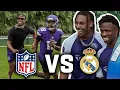 Justin Jefferson vs Real Madrid Super Star Vini Jr In Ultimate Skills Challenge