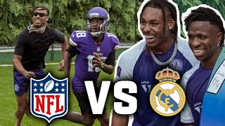 Justin Jefferson vs Real Madrid Super Star Vini Jr In Ultimate Skills Challenge