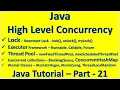 Java Lock Executor Runnable Callable Future ThreadPool ConcurrentHashMap Java Tutorial - Part