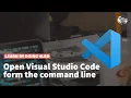 Open Visual Studio Code from the Command Line