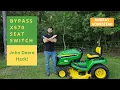 How to Remove John Deere X570 Seat Safety Switch Quick Easy