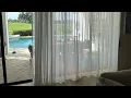 30x96 inch Pinch Pleat Winter White Sheer Curtains - 2 pack