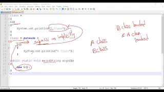 Super Constructor Program using Java lec 41 Java Tutorial BhanuPriya