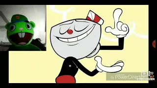 Flippy reacts to YTP Cuphead Is At It Again