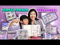Download Lagu DISTA SEHARIAN BUAT JURNAL STICKER SERBA UNGU😍!! #viralvideos